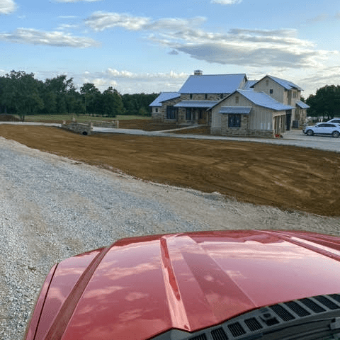 Building pad preparation for new construction