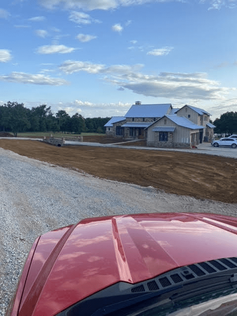 Commercial site grading project